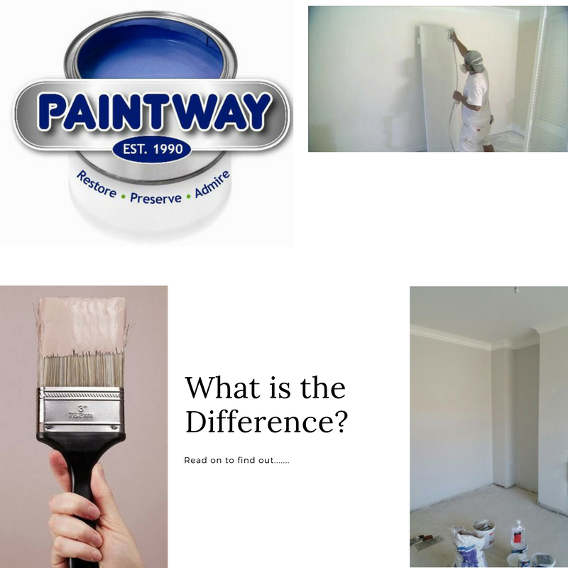 SprayingRolling or a paintbrush? Which method and why? Paintway