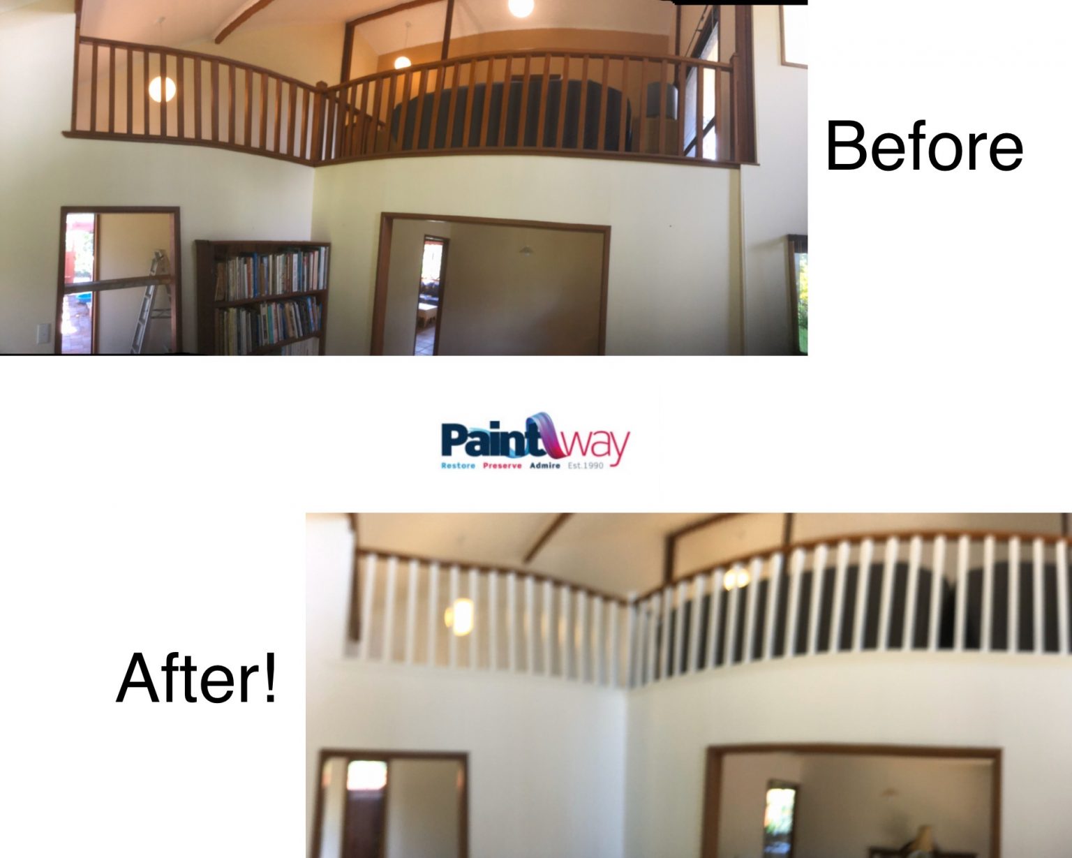How to paint a Balustrade Paintway